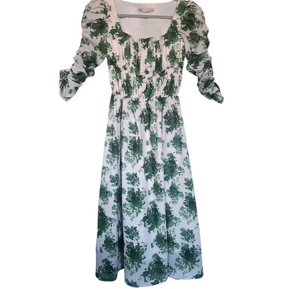 Damaris Bailey Jane Floral Midi Dress Size XS - Picture 6 of 9